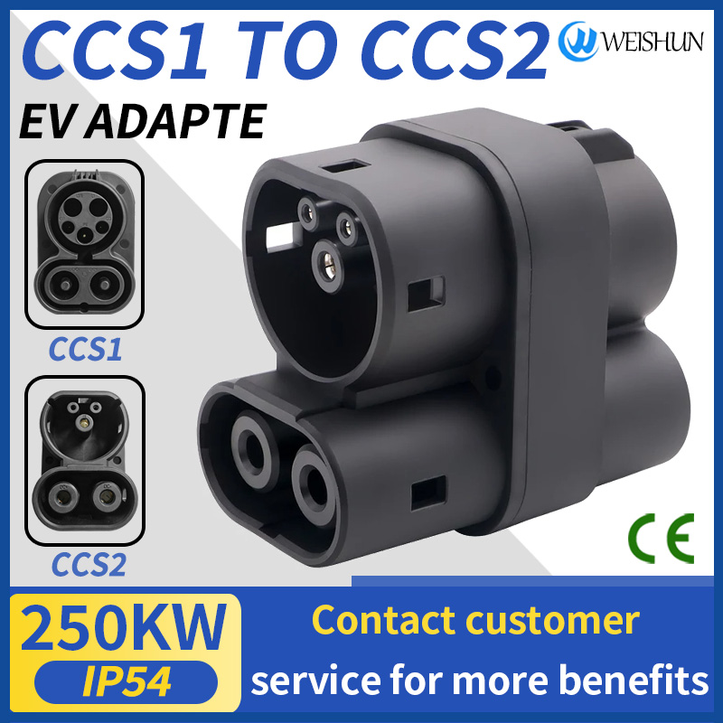 Ccs2 To Ccs1 Fast Charge Adapter 250Kw - Adattatore di Ricarica Rapida DC per
