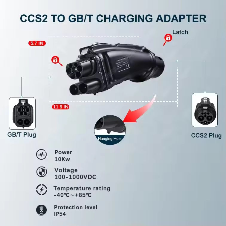 Adattatore DC CCS2 a GB/T Comb - Gb/T To Ccs2 200A Fast Charging Adapter recensione e prezzo